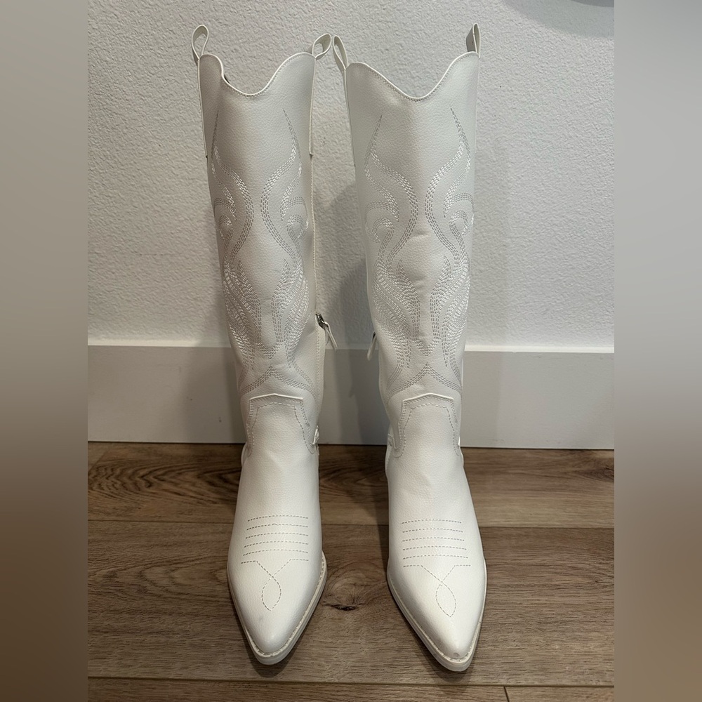 White Fox Western Cowboy Boots - White [NEW] - Picture 10 of 13